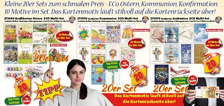 grusskarten kommunion konfirmation ostern