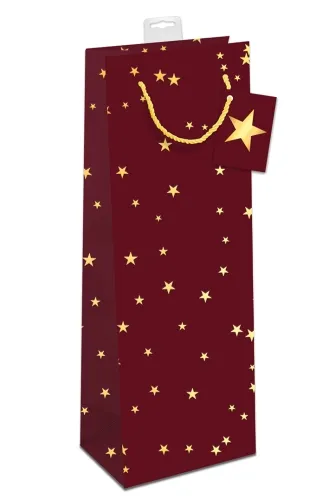 Flaschentaschen Weihnachten Stars Set/20