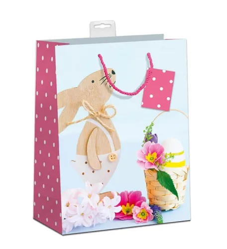 Geschenktasche Bunte Ostern mittel Set/20