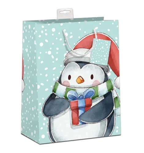 Geschenktaschen Weihnachten Kinder mittel Set/20