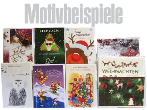 Grußkarten Exklusiv Weihnachten lose