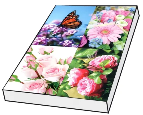Grußkarten Gartenzauber mit/ohne Text Set/100