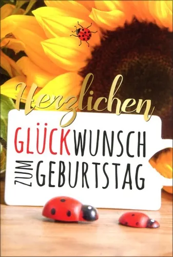 Grußkarten Geburtstag Fortuna Set/100