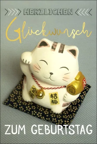 Grußkarten Geburtstag Fortuna Set/100