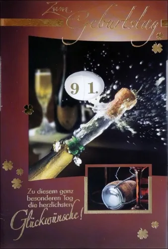 Grußkarten Geburtstag Harmonie drehbar Set/40