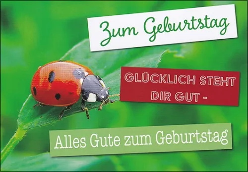 Grußkarten Geburtstag Variationen Set/30