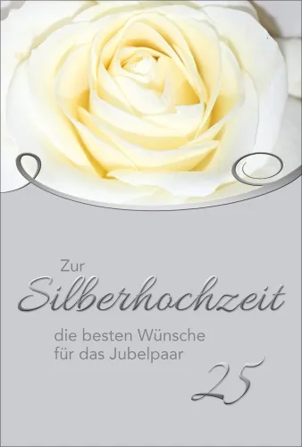 Grußkarten Silberhochzeit Prime Set/30