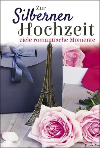 Grußkarten Silberhochzeit Prime Set/30
