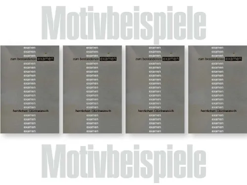 Grußkarten Spezial Examen/Schulabschluss lose