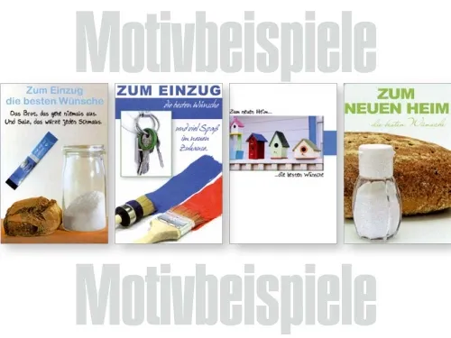 Grußkarten Spezial Neues Heim lose