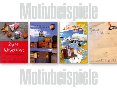 Grußkarten Spezial Zum Abschied lose