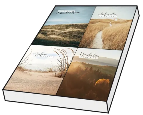 Grußkarten Trauer Natur Set/100