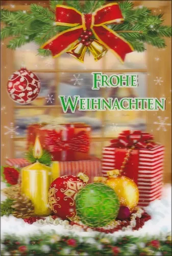 Grußkarten Weihnachten 3D Multiset/16