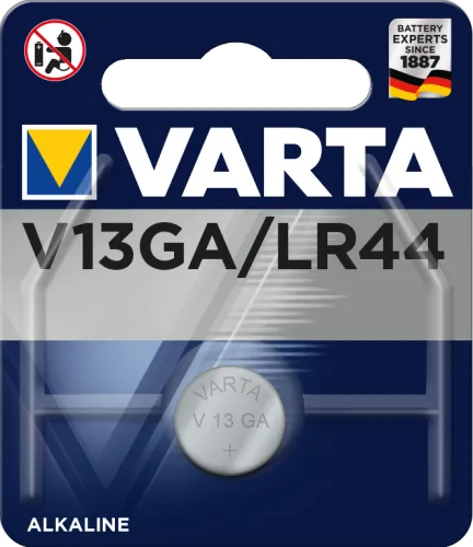 Knopfzellen Varta V13 GA/LR44 Blister/1