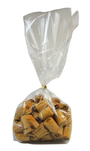 PP-Kreuzbodenbeutel 180x300 mml transparent Pack/100