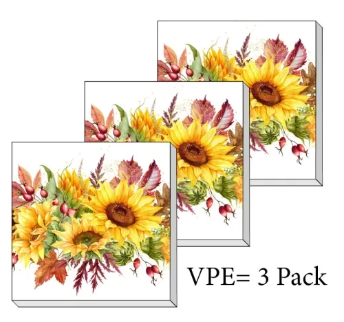 Servietten ti-flair Erntekranz 33 x 33 cm Pack/3