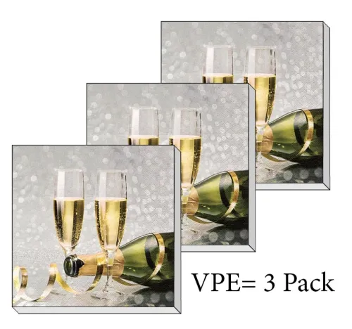 Servietten ti-flair Sektgläser Pack/3