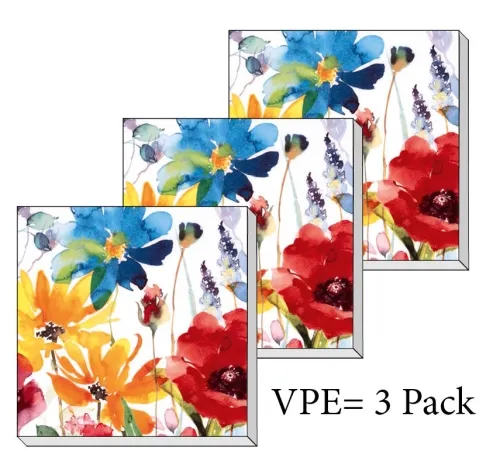 Servietten ti-flair Wiesenblumen Pack/3