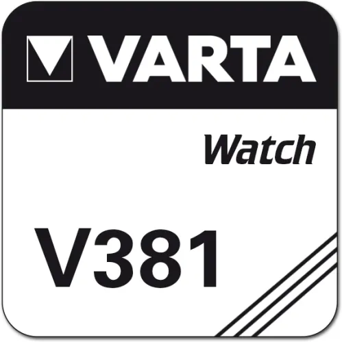 Uhrenknopfzelle Varta 381 lose