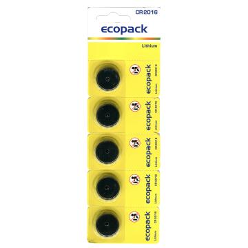 Lithiumzelle Varta Ecopack CR2016 Strip/5