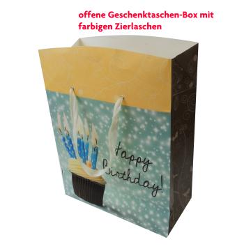 Geschenktaschen Box Herzstücke Groß Set/10