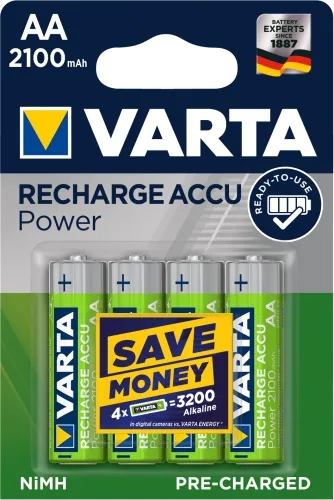 Varta Akku Mignon AA Ready To Use 2100 mAh Blister/4