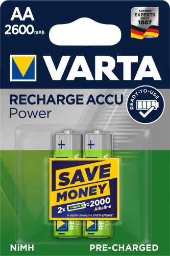 Varta Akku Mignon Ready To Use 2600 mAh Blister/2