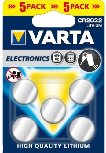 Varta Lithiumzelle 5er Pack CR2032 Blister/5