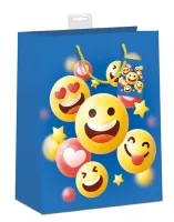 Geschenktasche Smilies groß Set/10