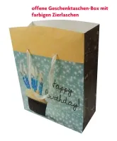 Geschenktaschen Box Herzstücke Groß Set/10