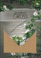 Grußkarte Skala Trauer Geldkuvert Gruss Set/5