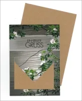 Grußkarte Skala Trauer Geldkuvert Gruss Set/5