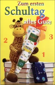 Grußkarten Schulanfang Prima Set/30