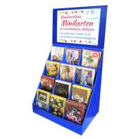 Mini-Karten Blanko, Allgemeiner Glückwunsch, Geburtstag und Danke Display/180