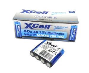Batterien XCell 4er LR6 Mignon AA Pack/40