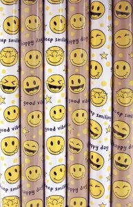 Geschenkpapier Smilies Premium Set/10
