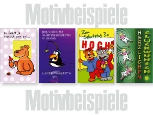Grußkarten Exklusiv Geburtstag Humor lose