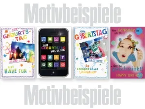 Grußkarten Exklusiv Geburtstag Teens lose