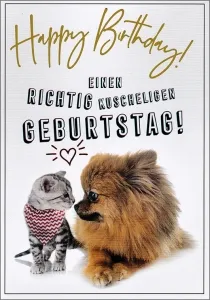 Grußkarten Geburtstag Lustige Tiere Multiset Set/30