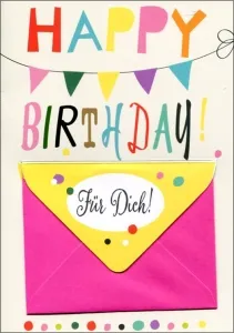 Grußkarten Geburtstag Money for Birthday Multiset Set/30
