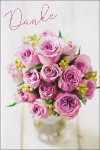 Grußkarten Sonderleistung Danke Set/20