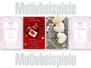 Grußkarten Spezial Hochzeitstag-Wiederkehr lose