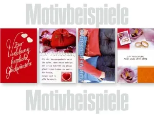 Grußkarten Spezial Verlobung lose