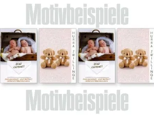 Grußkarten Spezial Zwillinge lose