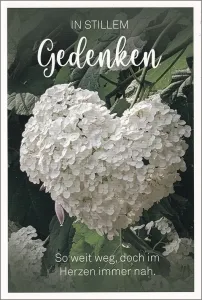 Grußkarten Trauer Herzenssache Set/20