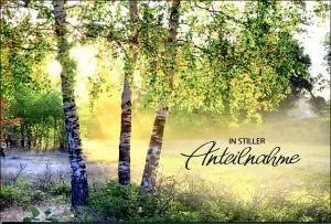 Grußkarten Trauer Komposition Multiset Set/30
