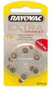 Hörgeräte Batterien Rayovac H 10MF Blister/6