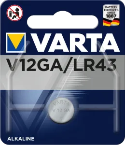Knopfzellen Varta V12 GA/LR43 Blister/1