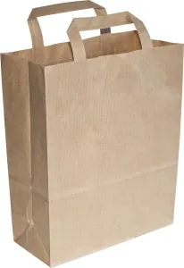 Krafttaschen Natur 28 x 22 x 10 cm Set/25