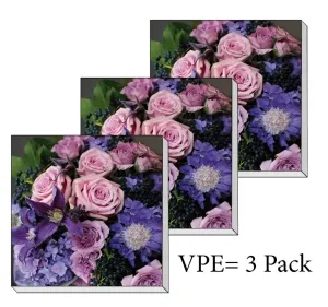 Servietten ti-flair Blumenbukett Pack/3